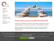 Tablet Screenshot of bruecke-muenchen.de